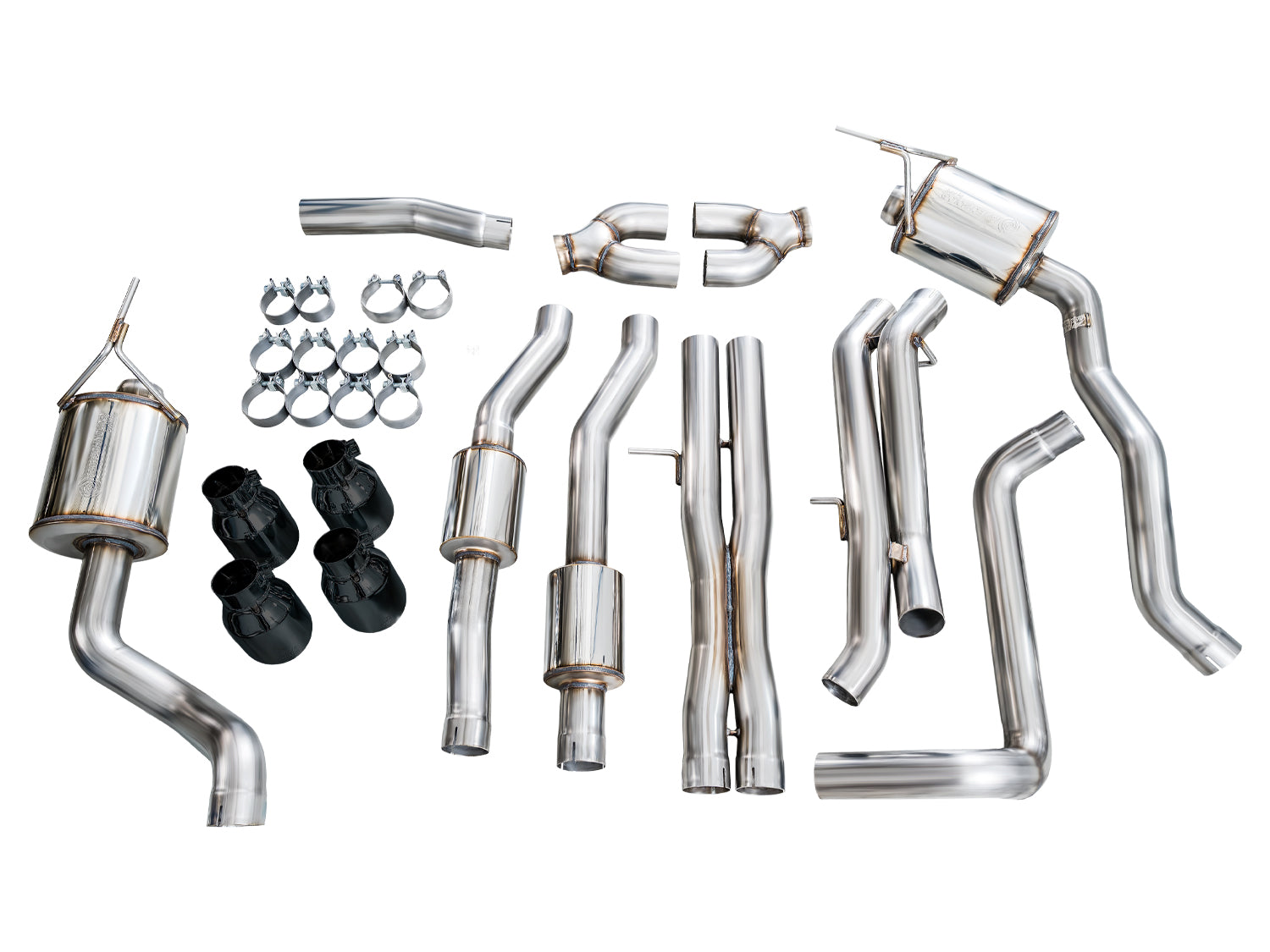 AWE 0FG Exhaust for Cadillac Escalade ESV 6.2L