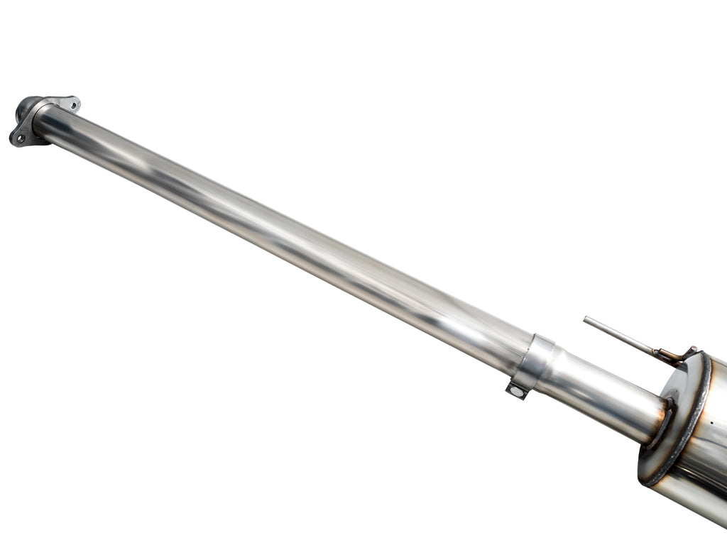 AWE 0FG Non-Resonated Catback for '21+ Ford F-150 Tremor (With Bumper Cutouts) - Chrome Silver Tips