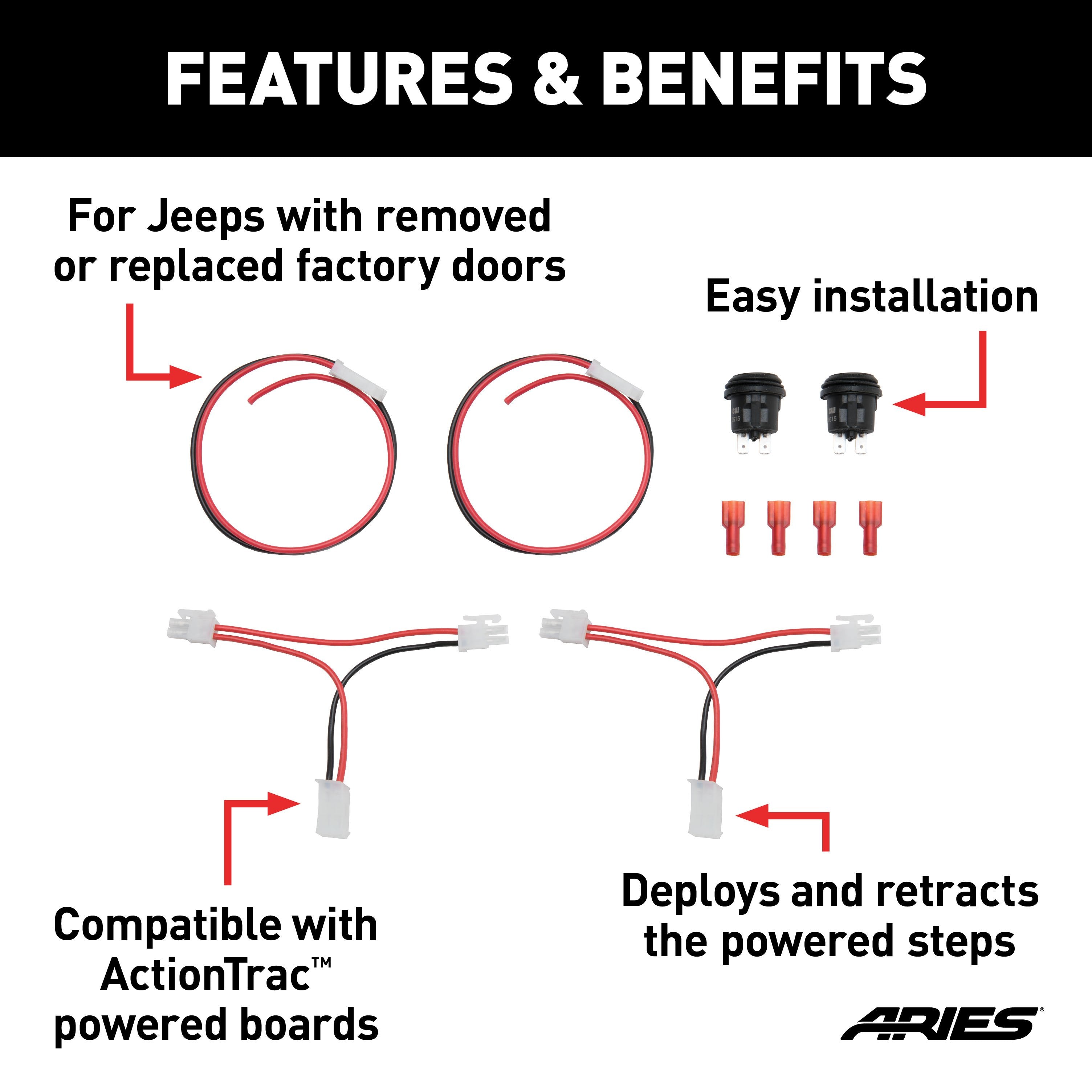 ARIES ActionTrac Door Delete Kit