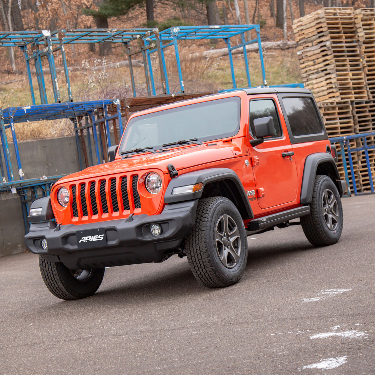 ARIES ActionTrac 48.75" Powered Running Boards (No Brackets), 2018-2026 Jeep Wrangler, 2021-2026 Ford Bronco