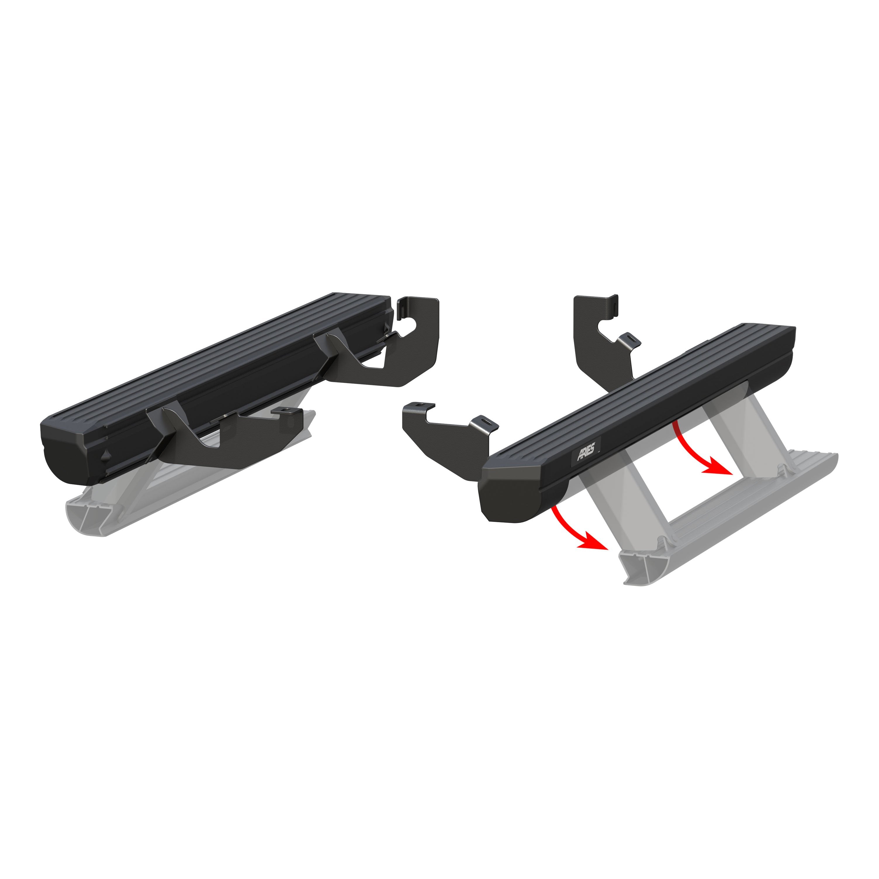 ARIES ActionTrac 48.75" Powered Running Boards, 2021-2026 Ford Bronco