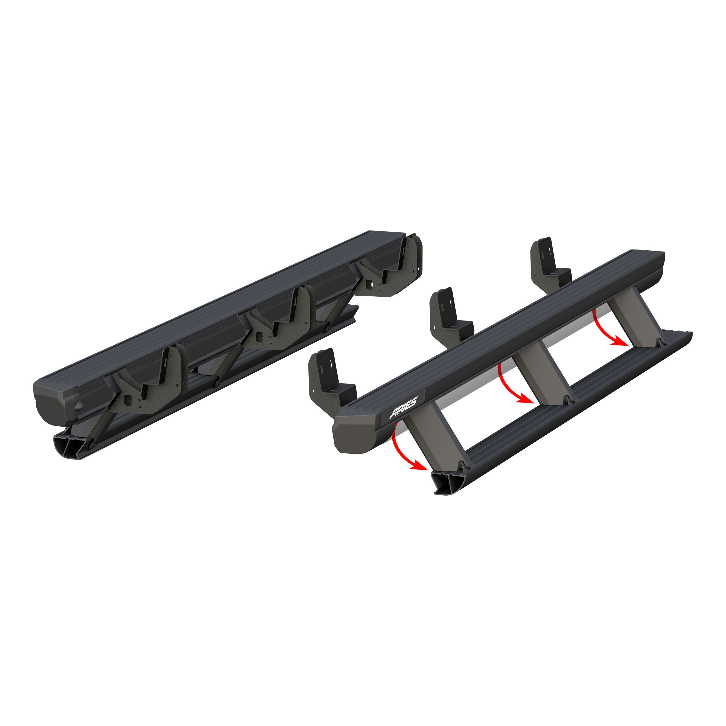 ARIES ActionTrac 83.6" Powered Running Boards, 2023-2026 Chevy Colorado, 2023-2026 GMC Canyon