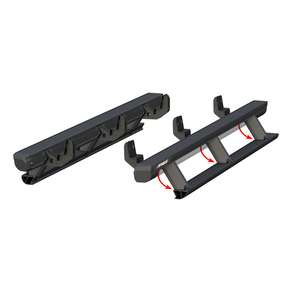 ARIES ActionTrac 83.6" Powered Running Boards, 2023-2026 Chevy Colorado, 2023-2026 GMC Canyon