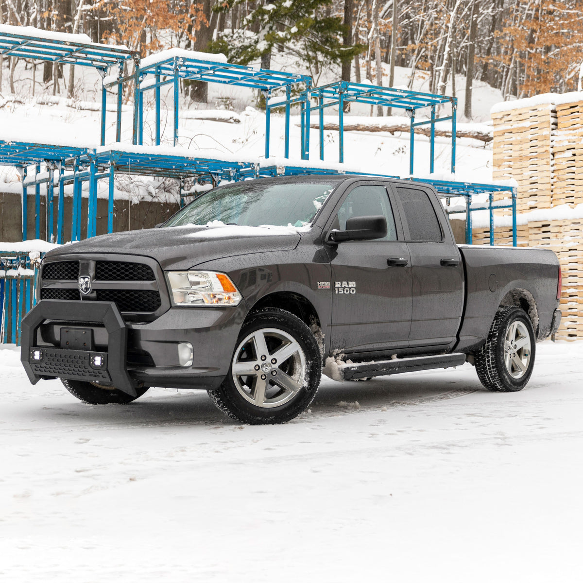 ARIES ActionTrac 83.6" Powered Running Boards, 2019-2026 Ram 2500/3500