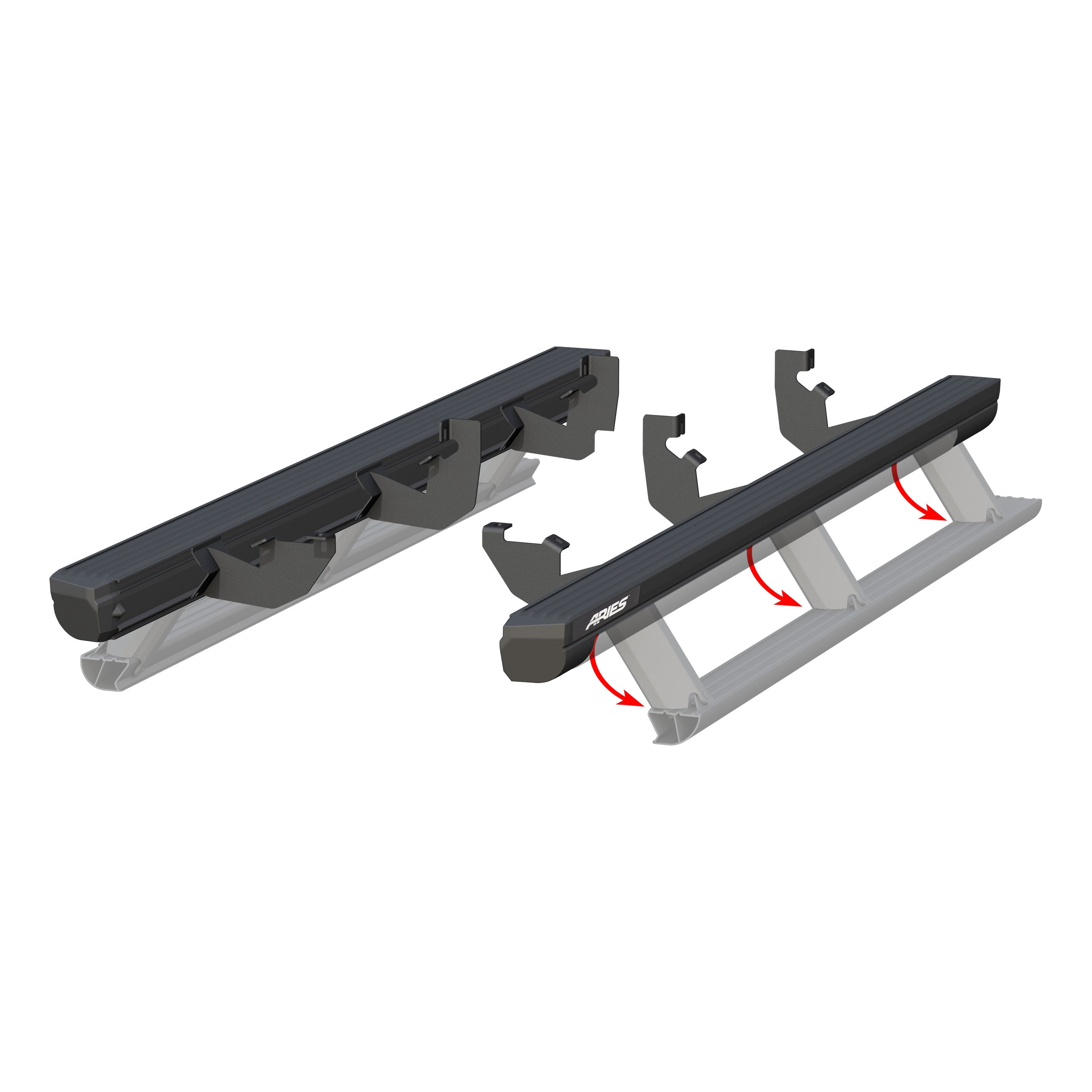 ARIES ActionTrac 83.6" Powered Running Boards, 2019-2026 Ford Ranger