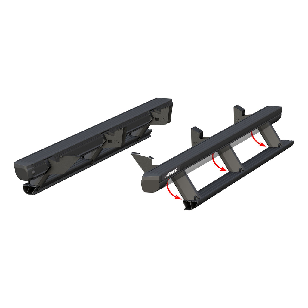 ARIES ActionTrac 83.6" Powered Running Boards, 2015-2023 Toyota Tacoma