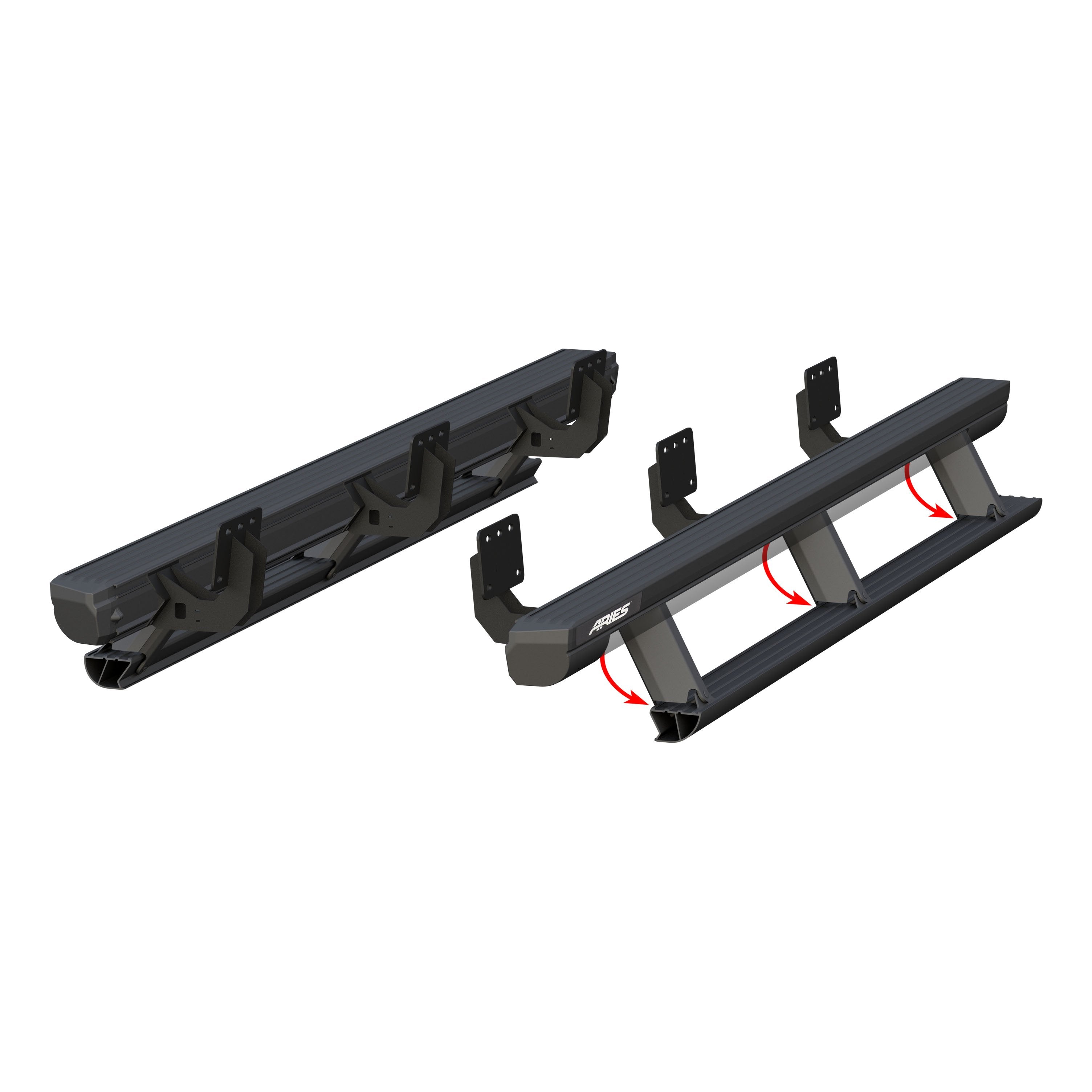 ARIES ActionTrac 87.6" Powered Running Boards, 2019-2026 Ram 1500