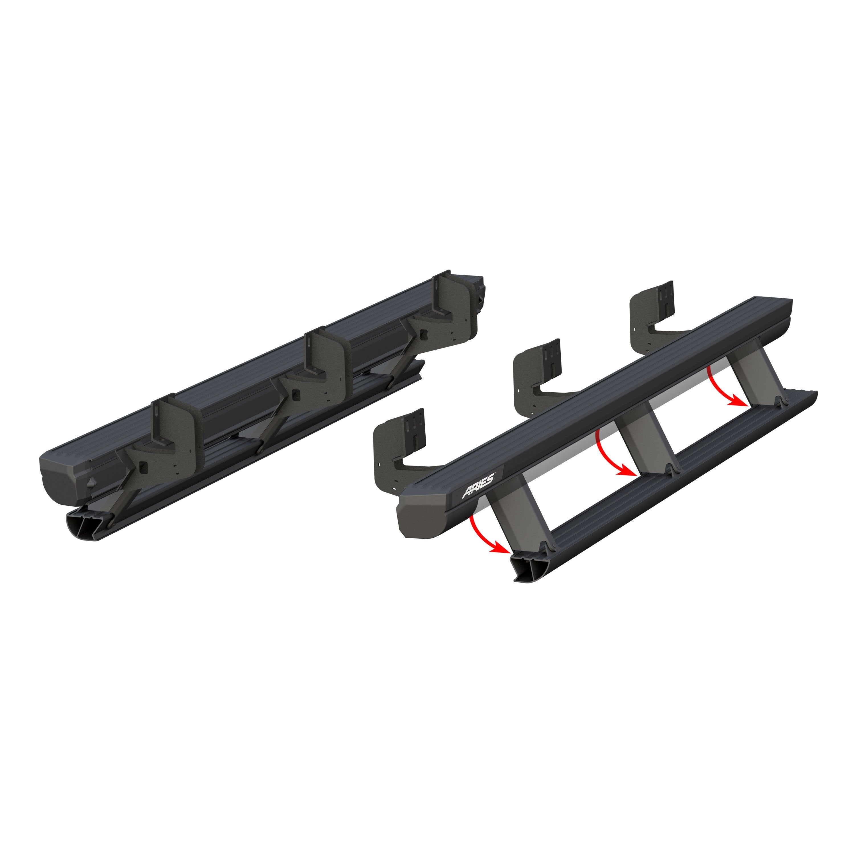 ARIES ActionTrac 87.6" Powered Running Boards, 2009-2014 Ford F-150