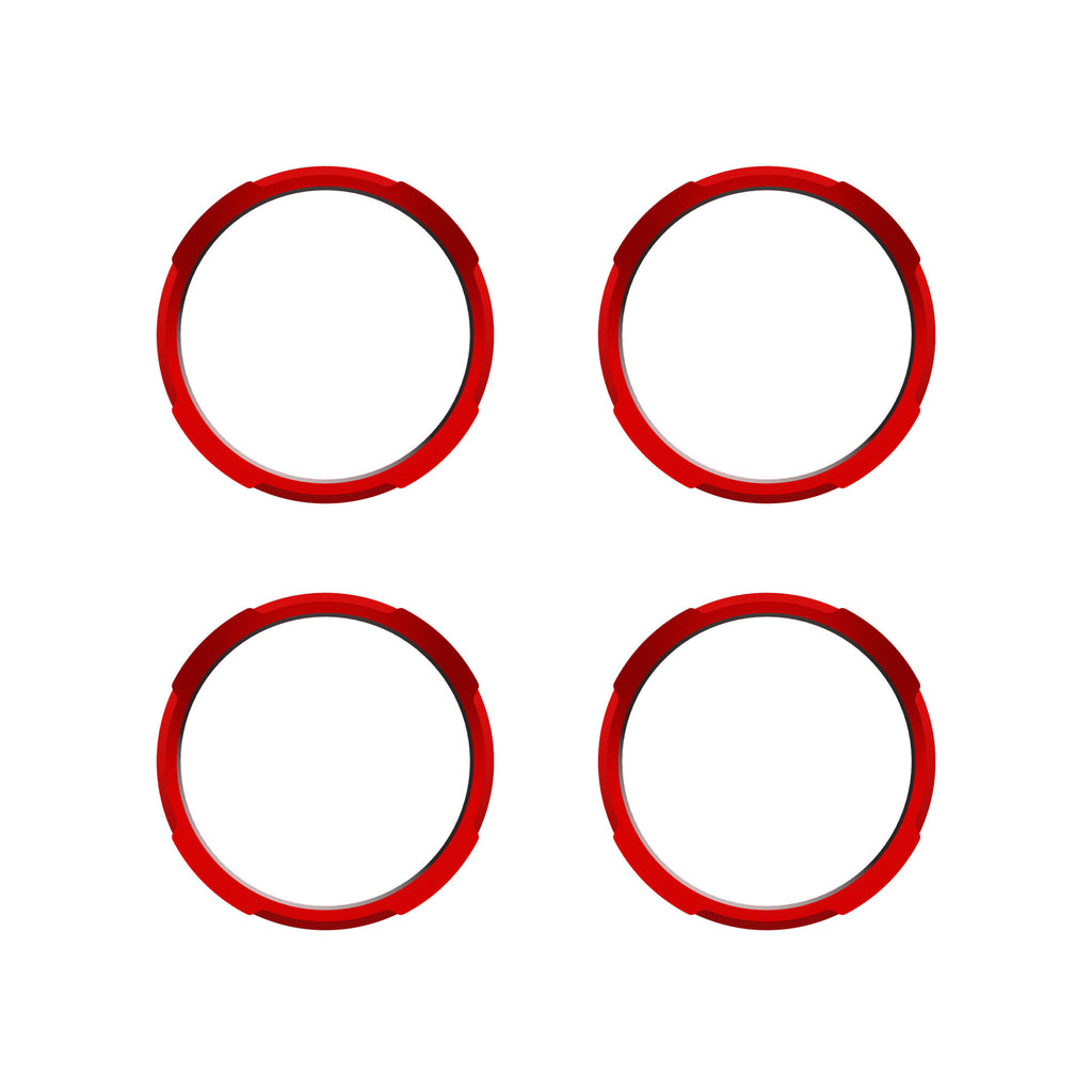 Bezel Ring KC Flex Era Bar Red 4Pc KC HiLiTES