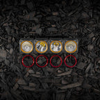 Bezel Ring KC Flex Era Bar Red 4Pc KC HiLiTES