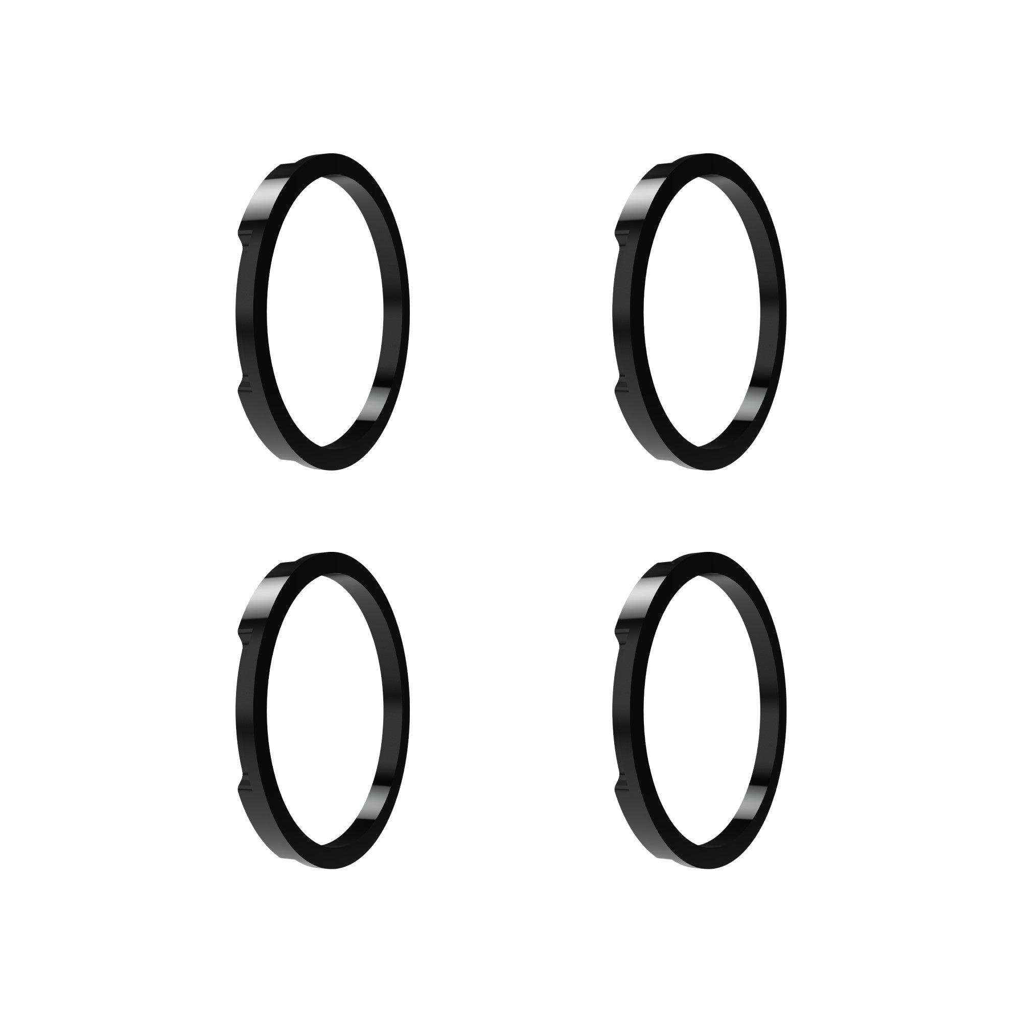 Bezel Ring KC Flex Era Bar Black 4Pc KC HiLiTES