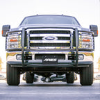 ARIES Black Steel Grille Guard, 2008-2010 Ford F-250/F-350/F-450/F-550 Super Duty