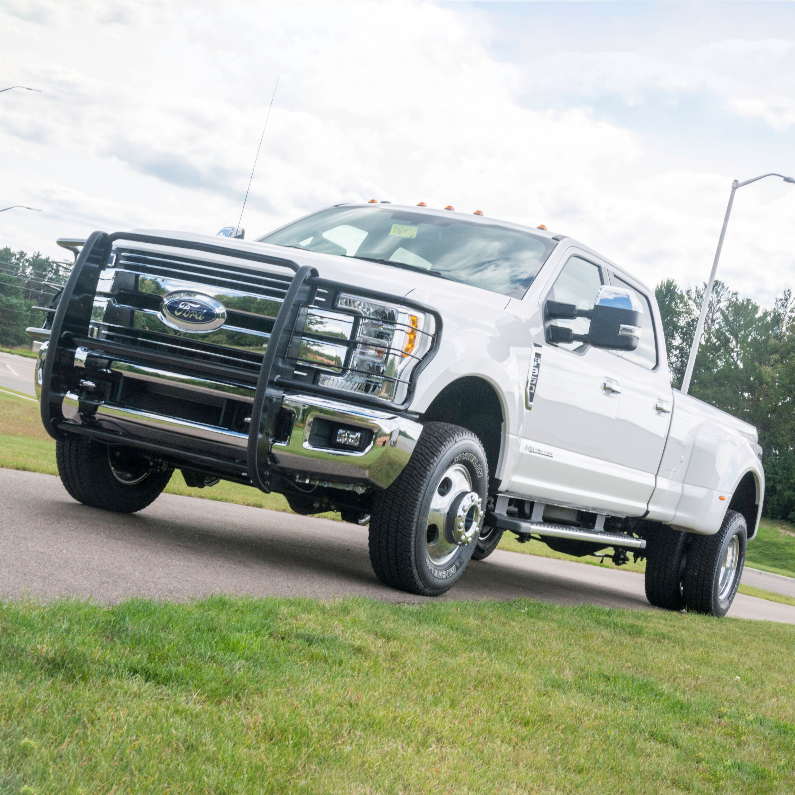 ARIES Black Steel Grille Guard, 2017-2022 Ford F-250/F-350/F-450/F-550 Super Duty