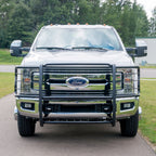 ARIES Black Steel Grille Guard, 2017-2022 Ford F-250/F-350/F-450/F-550 Super Duty