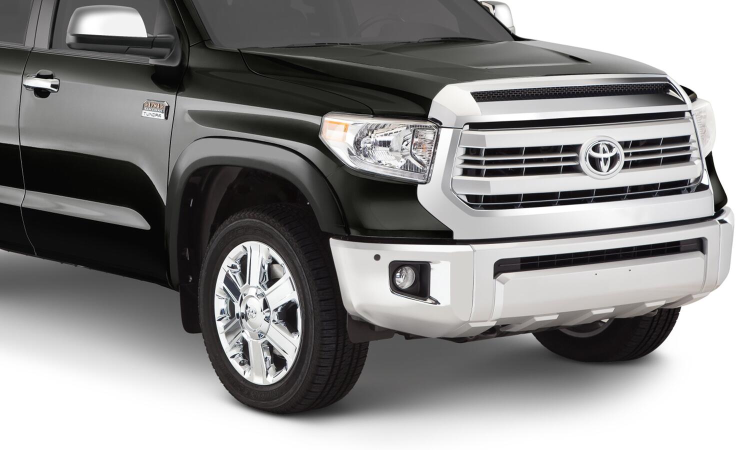 Oe Style Color Matched Black 4-Piece Fender Flare Set For 2016-2018 Toyota Tundra Bushwacker