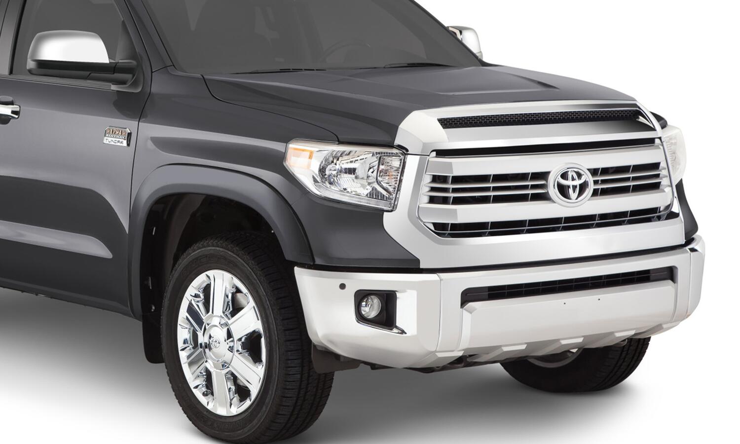 Oe Style Color Matched Magnetic Grey Metallic 4-Piece Fender Flare Set For 2019-2021 Toyota Tundra, Must Remove Mudflaps Bushwacker