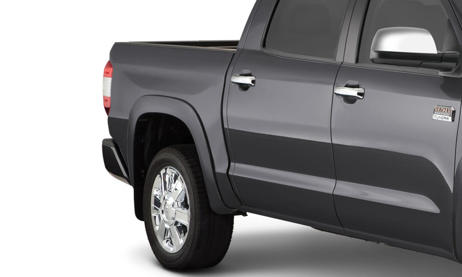 Oe Style Color Matched Magnetic Grey Metallic 4-Piece Fender Flare Set For 2019-2021 Toyota Tundra, Must Remove Mudflaps Bushwacker