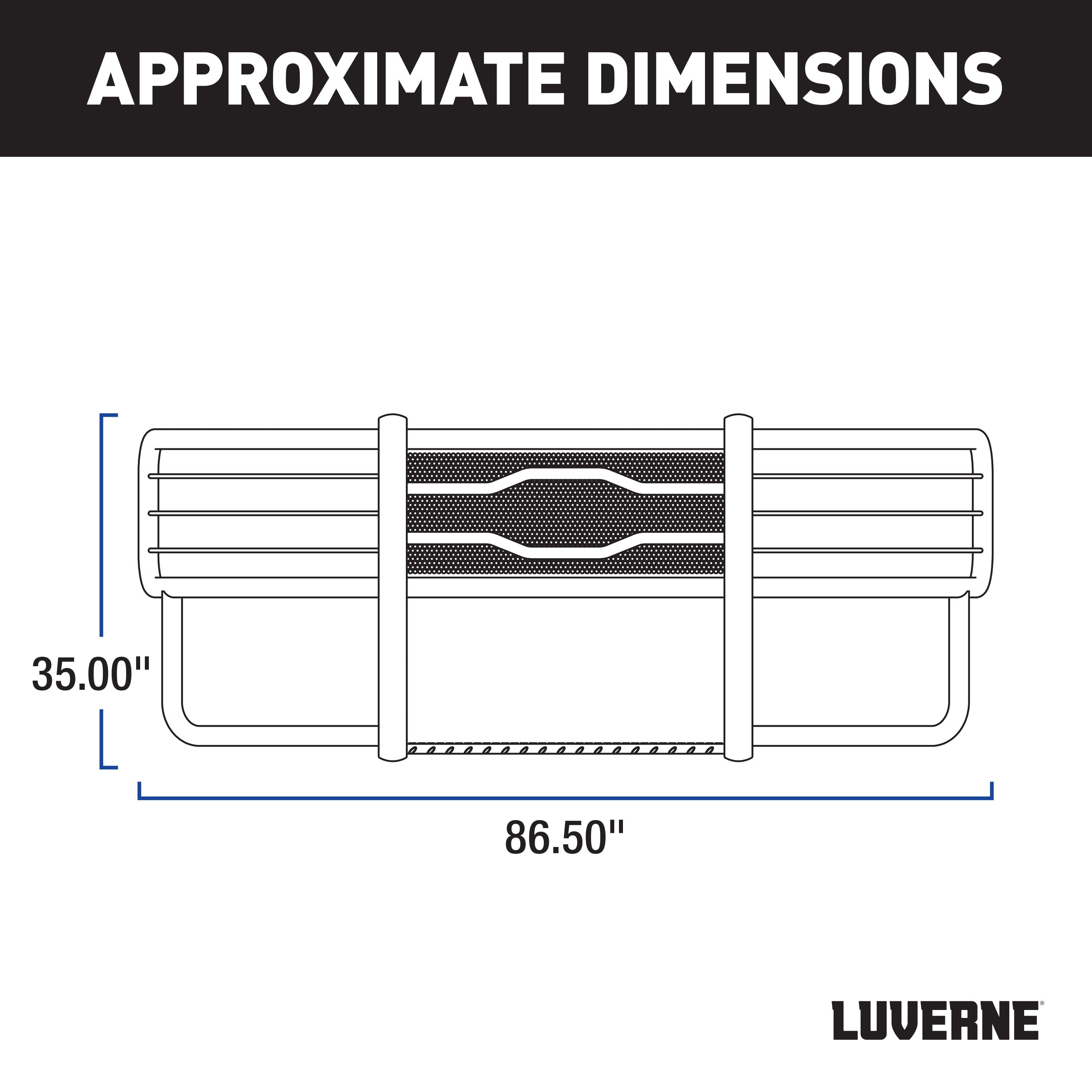 LUVERNE Prowler Max Polished Stainless Grille Guard (No Brackets), 2019 Chevy/GMC Silverado/Sierra 1500