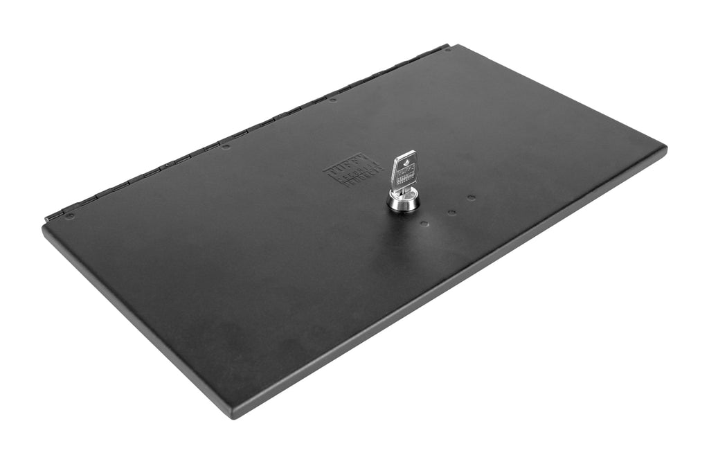 In-Floor Locking Cargo Lid 09-25 Ram 1500/2500/3500 Crew Cab Exc.Mega Cab Black Tuffy Security Products