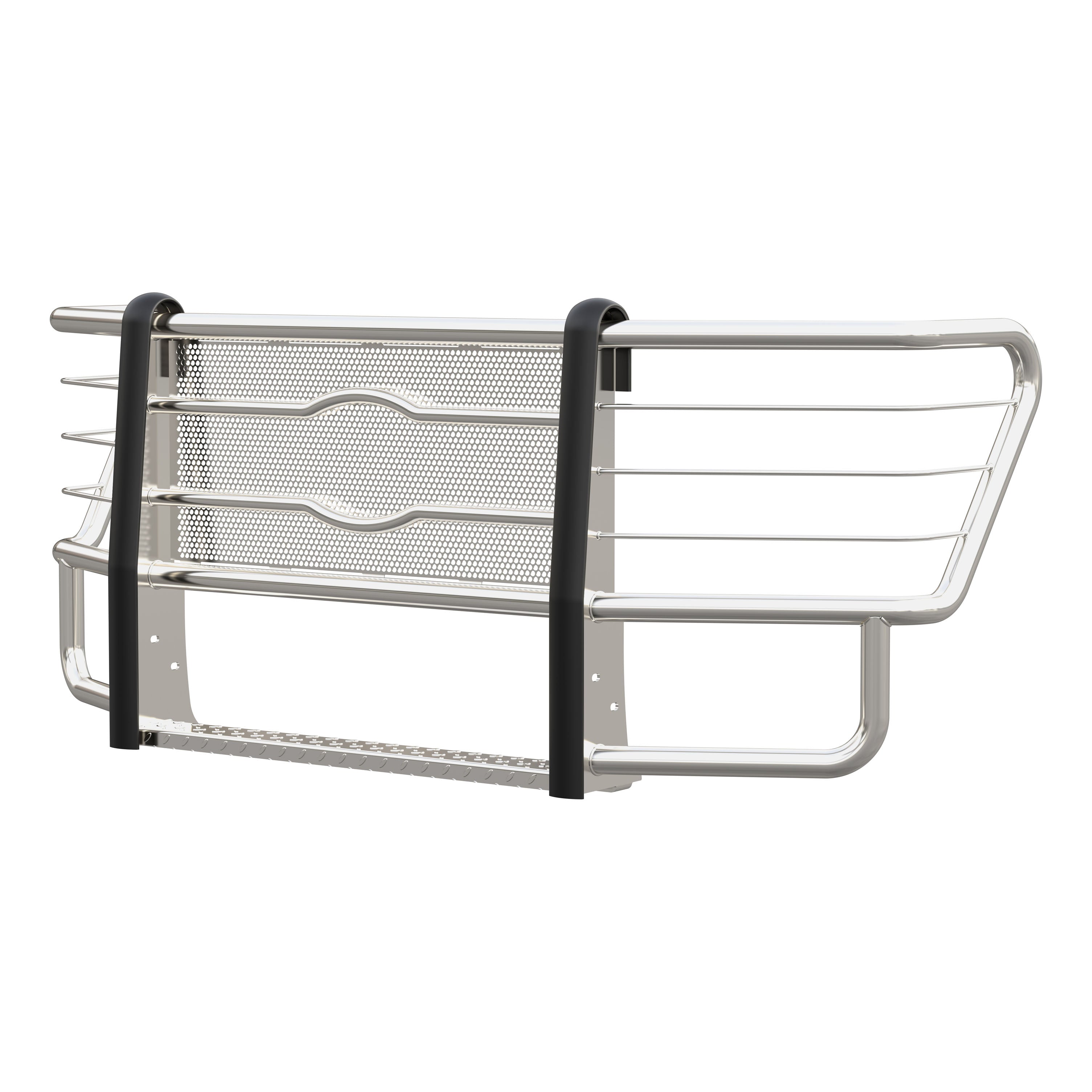 LUVERNE Prowler Max Polished Stainless Grille Guard (No Brackets), 2017-2022 Ford F-250/F-350/F-450 Super Duty