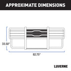 LUVERNE Prowler Max Polished Stainless Grille Guard (No Brackets), 2017-2022 Ford F-250/F-350/F-450 Super Duty