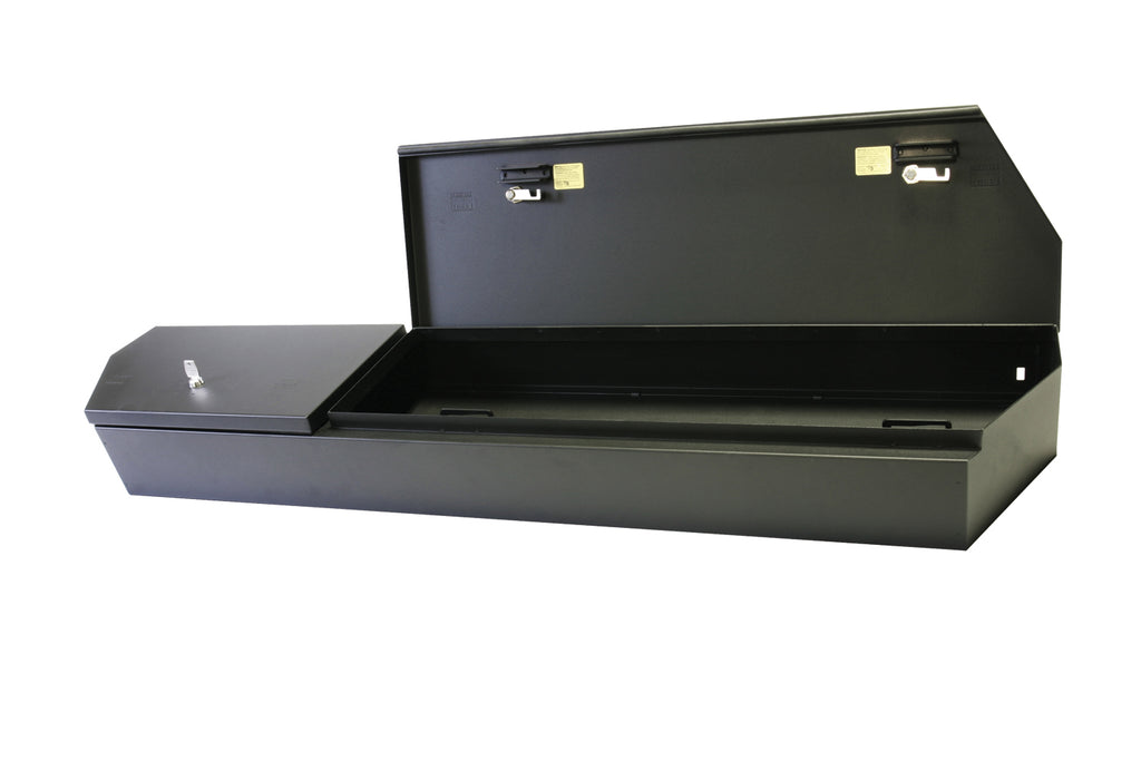 Rear Underseat Lockbox - 07-21 Tundra w/ Double Crew Cab Excludes CrewMax Black Tuffy Security Products