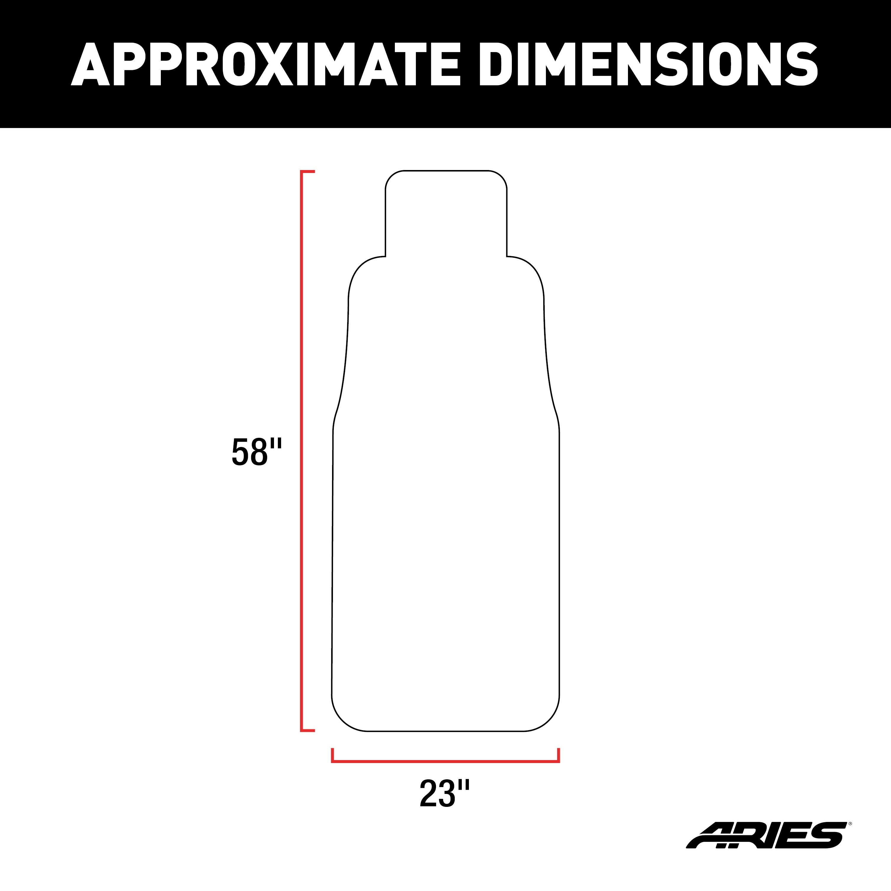 ARIES Seat Defender 58" x 23" Removable Waterproof Camo Bucket Seat Cover