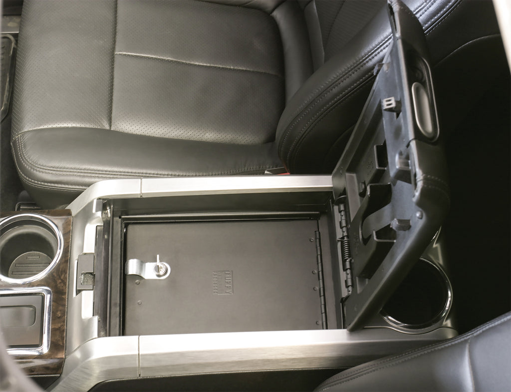 Console Safe - 09-14 F-150 w/o Full Floor Center Console w/ Flow-Thru Console Black Tuffy Security Products