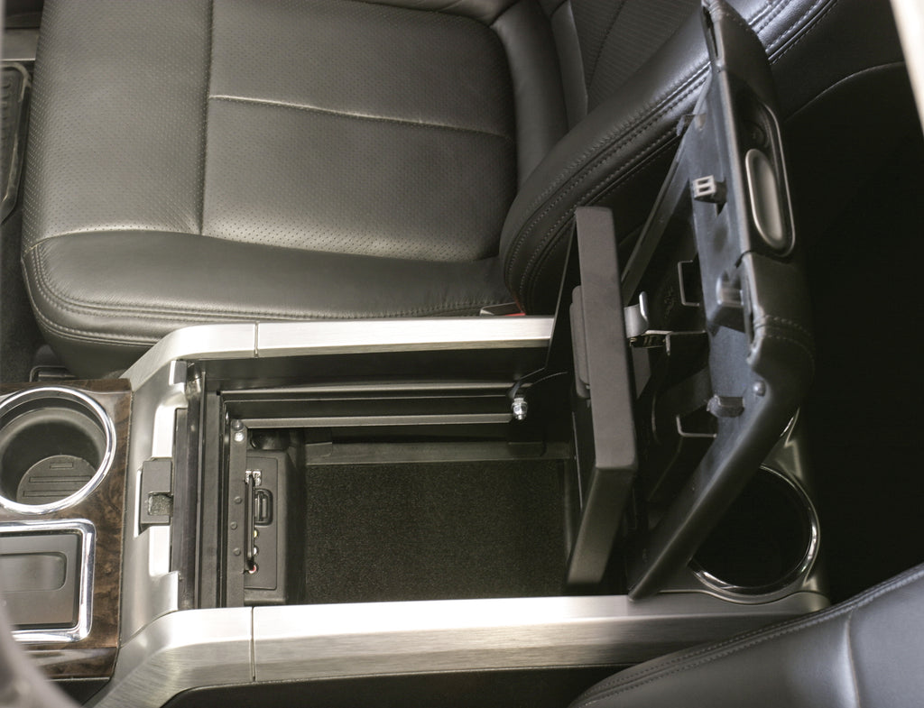 Console Safe - 09-14 F-150 w/o Full Floor Center Console w/ Flow-Thru Console Black Tuffy Security Products