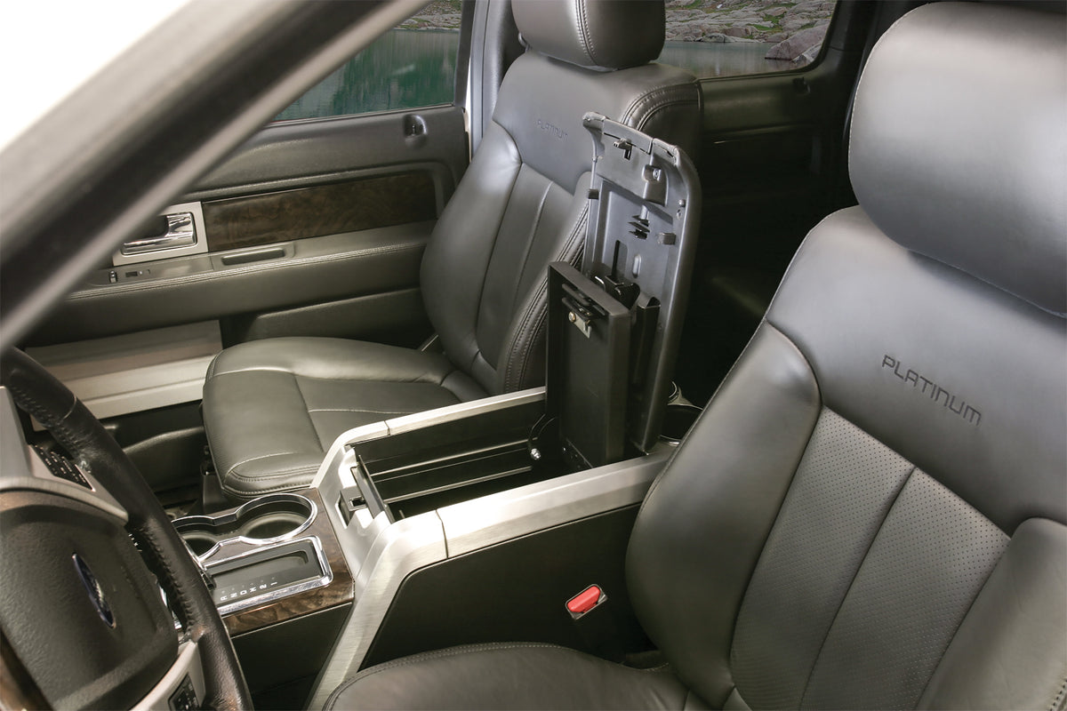 Console Safe - 09-14 F-150 w/o Full Floor Center Console w/ Flow-Thru Console Black Tuffy Security Products