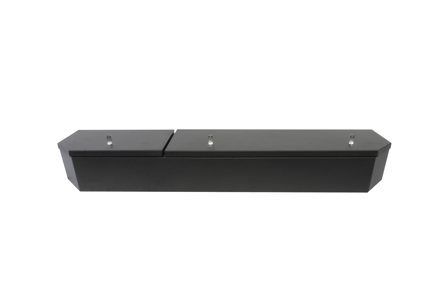 Rear Underseat Lockbox 15-22 F-150 17-22 F-250/350/450 Super Duty w/ Crew Cab w/o Floor Mounted Subwoofer Full Length Black Tuffy Security Products