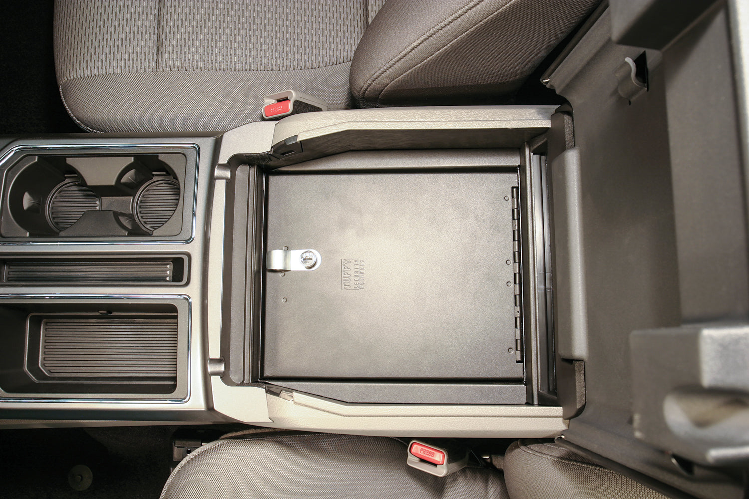 Console Safe 15-22 F-150 / 17-22 F-250/350 Super Duty w/ Flow-Thru Console Black Tuffy Security Products
