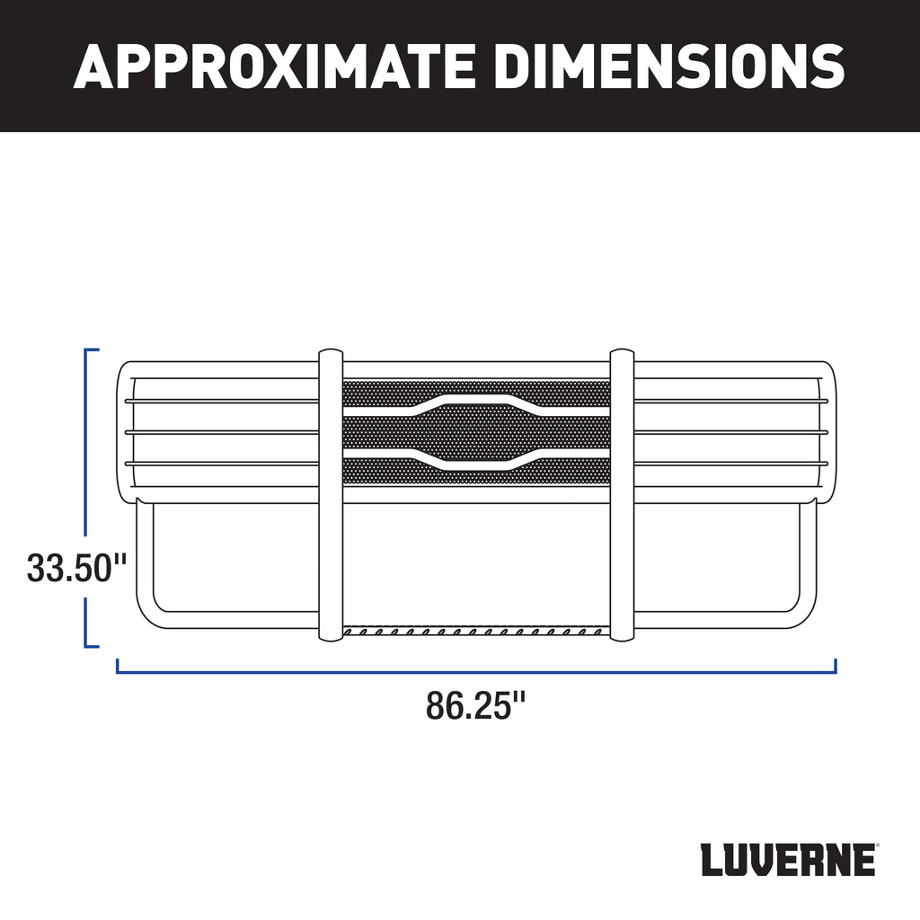 LUVERNE Prowler Max Black Steel Grille Guard, 2011-2016 Ford F-250/F-350/F-450 Super Duty