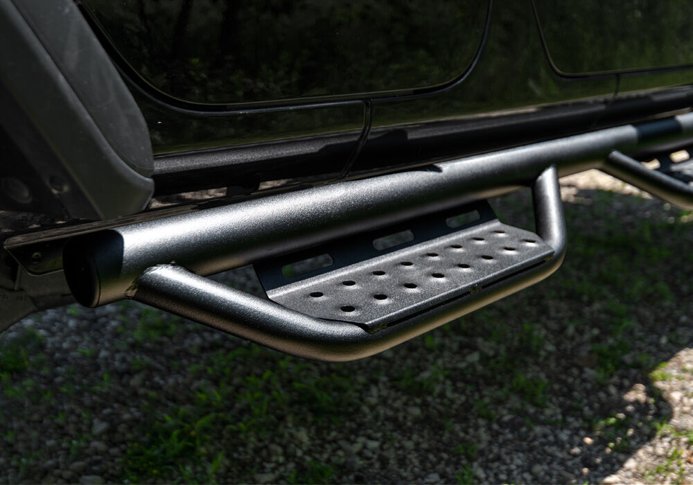 Nerf Step RS Bar Full Length (1 Step per Side) 2021-2025 Ford Bronco 2-Door Textured Black NFab