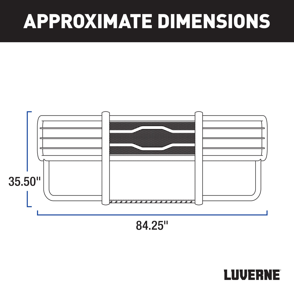 LUVERNE Prowler Max Black Steel Grille Guard, 2015-2023 Ford F-150