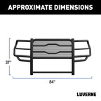 LUVERNE Prowler Max Black Steel Grille Guard, 2019-2022 Chevy/GMC Silverado/Sierra 1500