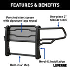 LUVERNE Prowler Max Black Steel Grille Guard, 2019-2024 Ram 2500/3500