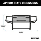 LUVERNE Prowler Max Black Steel Grille Guard, 2019-2024 Ram 1500