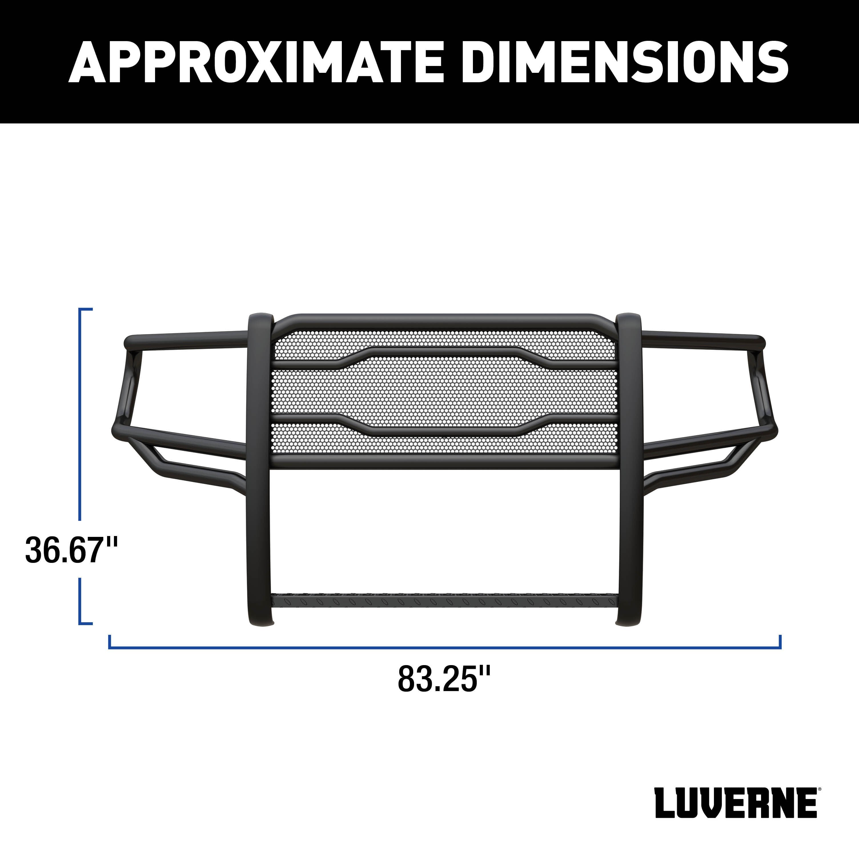 LUVERNE Prowler Max Black Steel Grille Guard, 2019-2024 Ram 1500