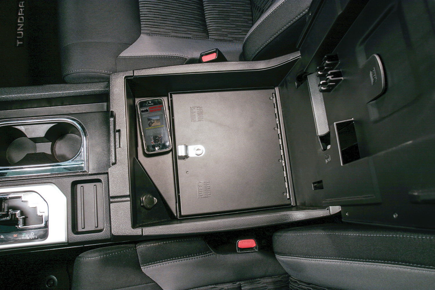 Console Safe - 14-21 Tundra w/ Fixed Center Console Black Tuffy Security Products