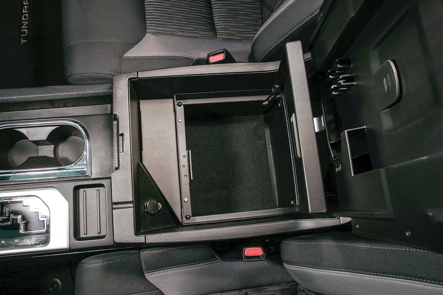 Console Safe - 14-21 Tundra w/ Fixed Center Console Black Tuffy Security Products