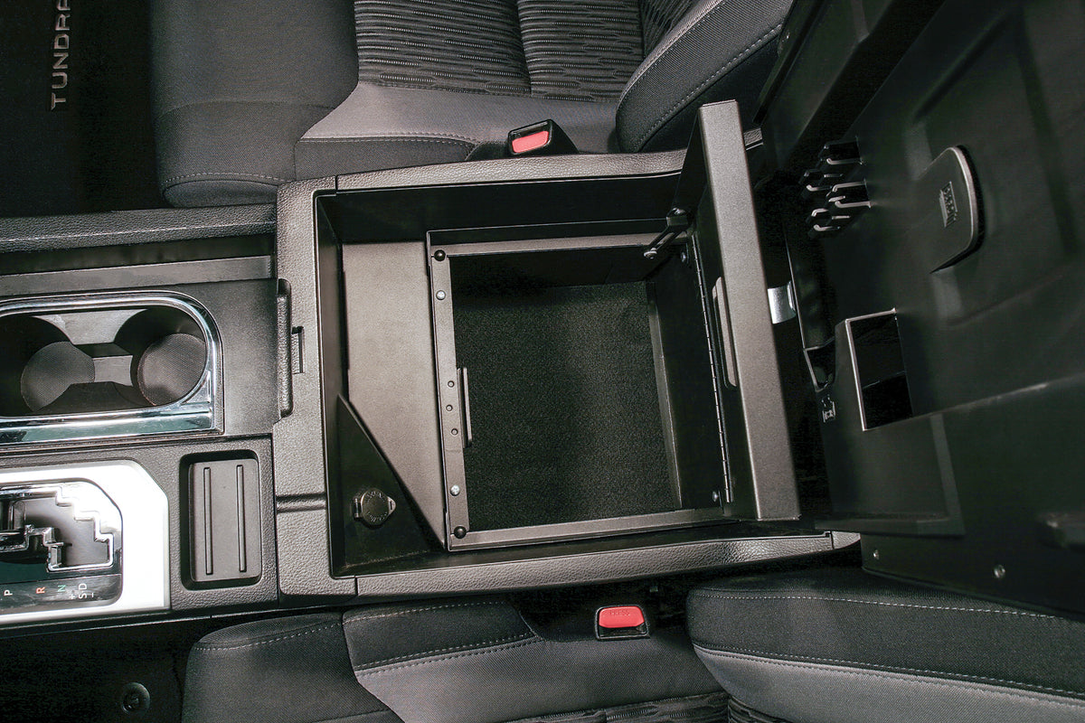 Console Safe - 14-21 Tundra w/ Fixed Center Console Black Tuffy Security Products