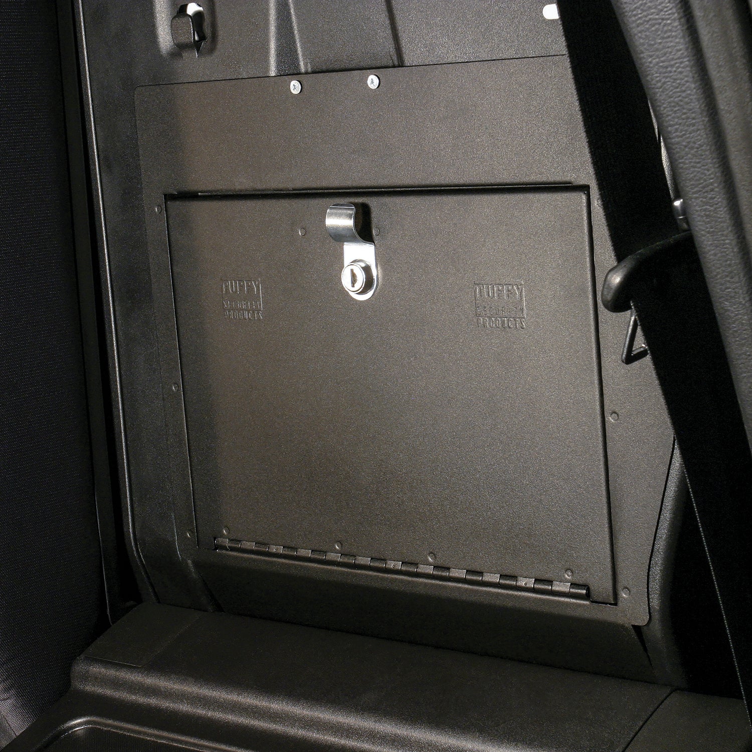 Rear Cubby Cover 05-22 Tacoma Crew Cab Black Tuffy Security Products