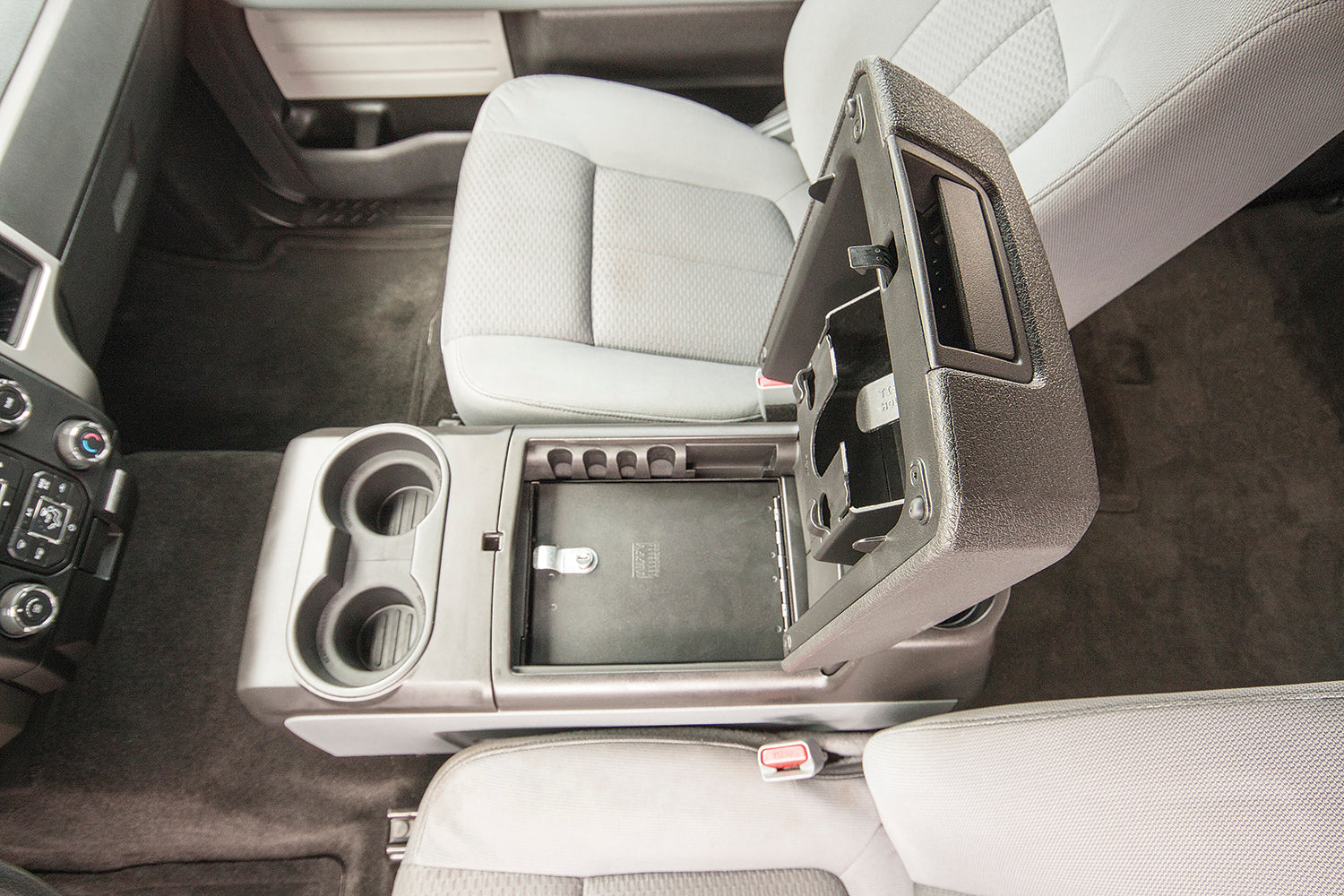 Console Safe - 09-14 F-150 w/ Full Floor Center Console w/o Flow-Thru Console Black Tuffy Security Products
