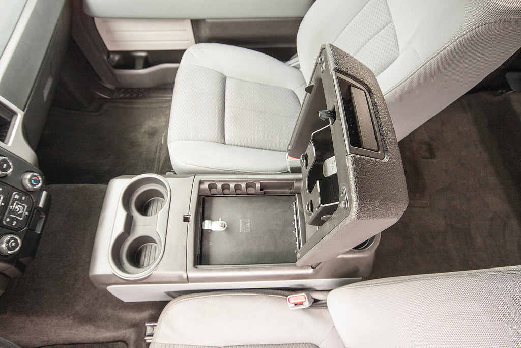 Console Safe - 09-14 F-150 w/ Full Floor Center Console w/o Flow-Thru Console Black Tuffy Security Products