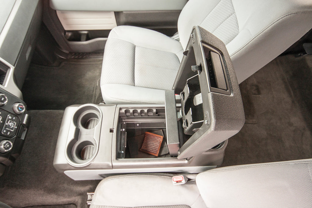 Console Safe - 09-14 F-150 w/ Full Floor Center Console w/o Flow-Thru Console Black Tuffy Security Products