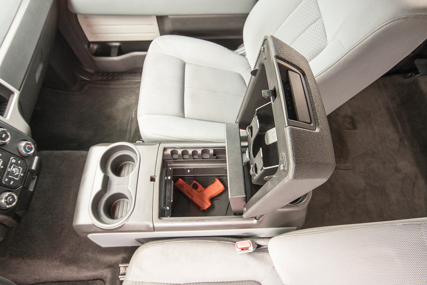Console Safe - 09-14 F-150 w/ Full Floor Center Console w/o Flow-Thru Console Black Tuffy Security Products