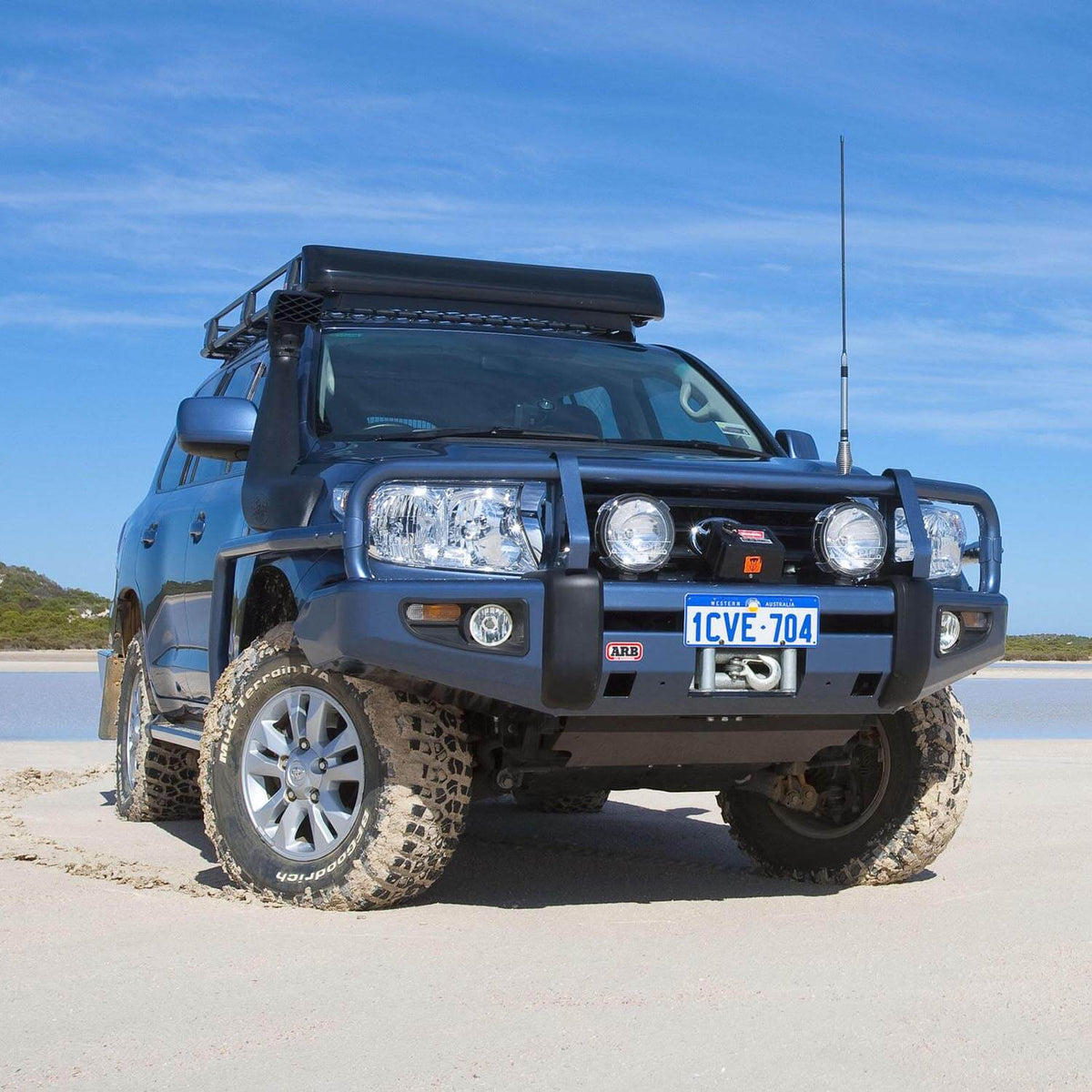 08-11 Toyota Land Cruiser Winch Bumper - Apollo Off-Road