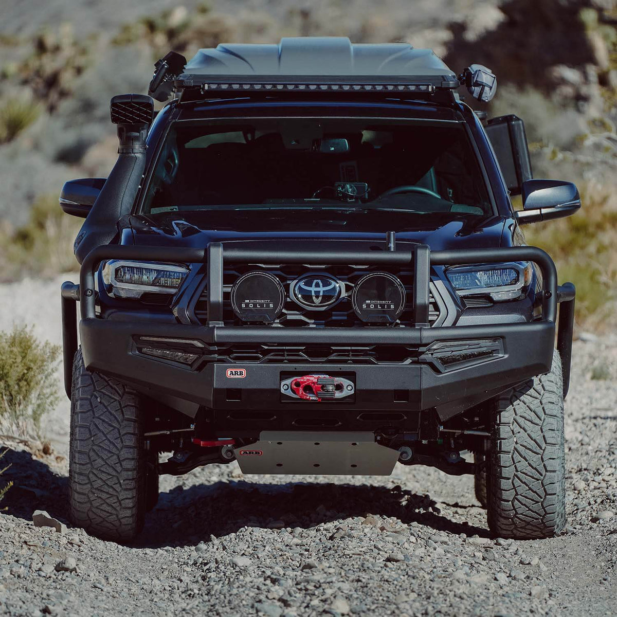 16-23 Toyota Tacoma Summit MK II Winch Bumper Kit with LED fog lights and a winch install kit - Apollo Off-Road