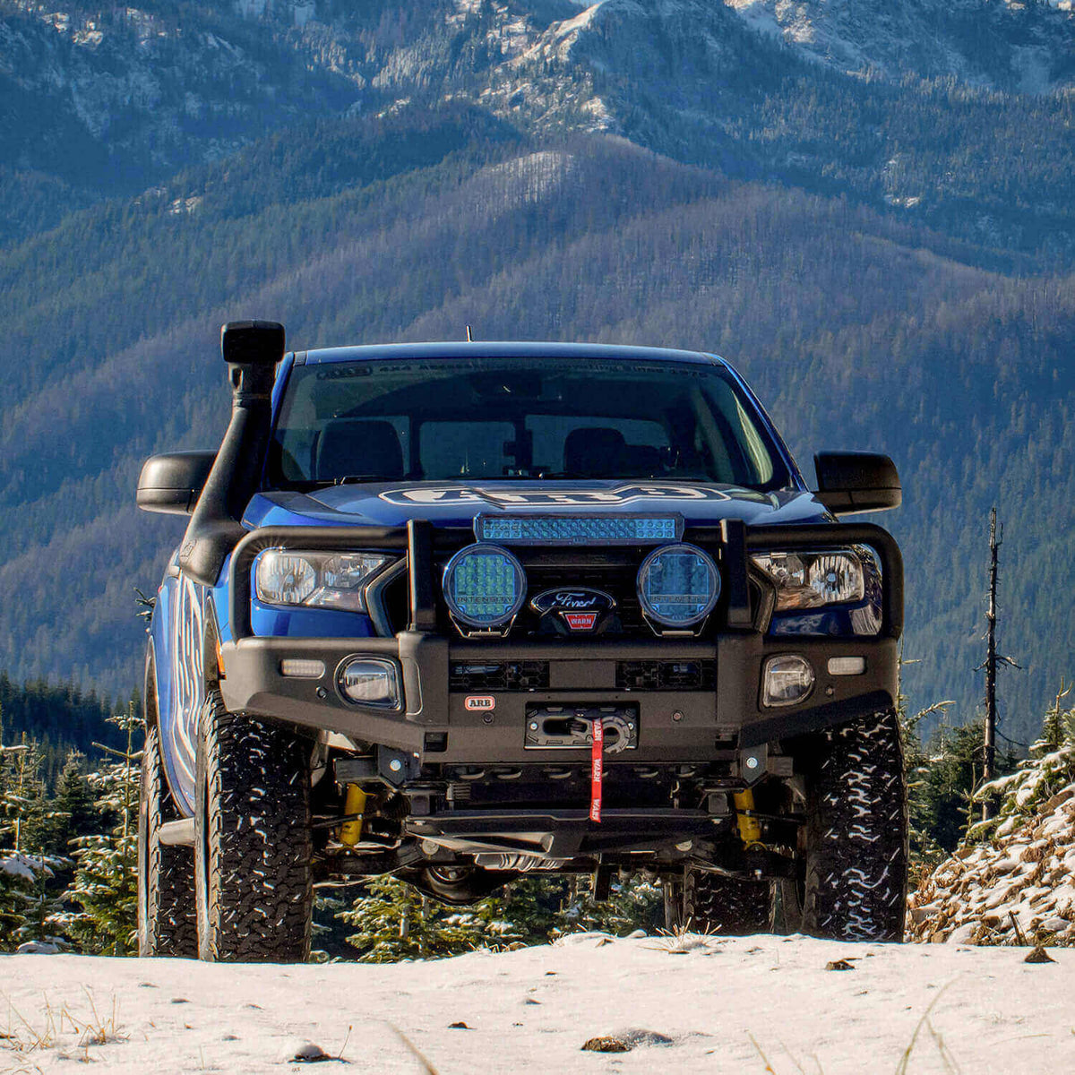 19-23 Ford Ranger Summit Winch Bumper Kit - Apollo Off-Road
